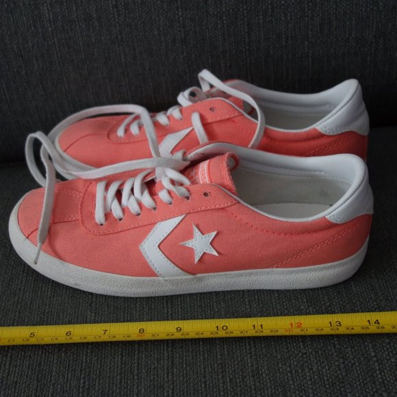 Converse Pink Unisex Low Top Shoes Mens 7.5 Womens 9 - Picture 9 of 12